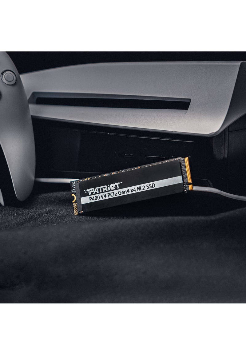 PATRIOT P400V4 1TB M.2 2280 NVMe Internal SSD, Up to 6200MB/s Read, 5200MB/s Write Speed, Gen 4.0x4 NVMe PCIe Performance,Compatible with PS5, Desktop computer, Laptop, Graphene Heat Shield, 1280TBW Endurance| P400V4-1TB  - Image 5