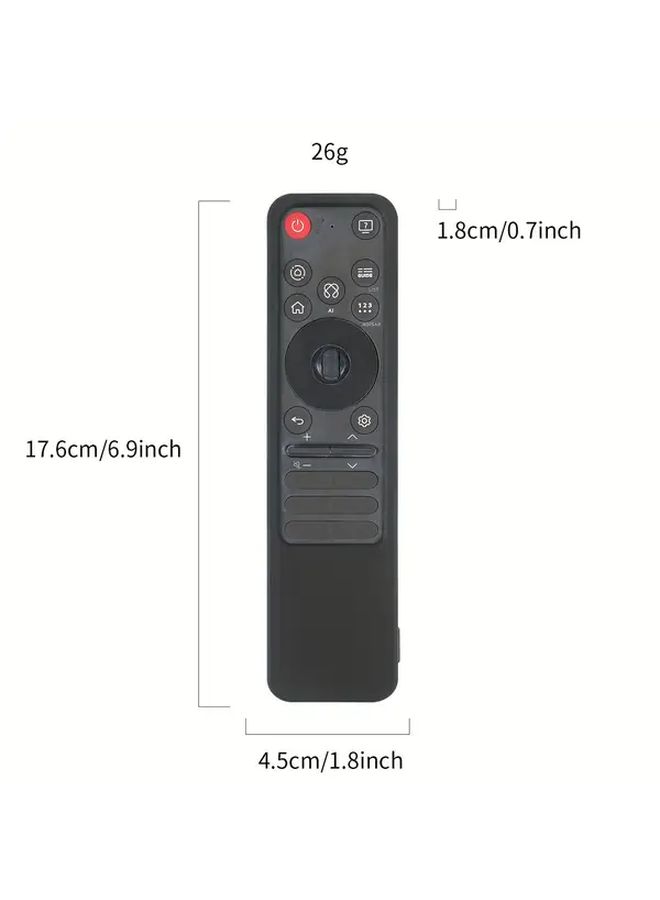 Red Silicone Protective Cover with Lanyard for MR25GA Language Remote Control Anti Drop TV Remote Cover - Image 2