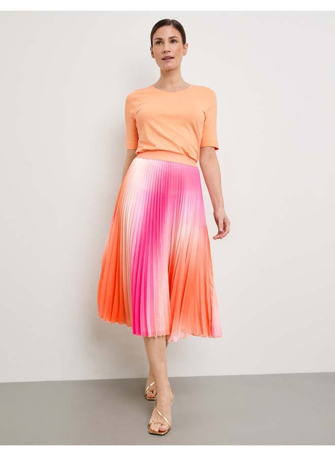 GERRY WEBER Pleated skirt with colour graduation  - Image 2