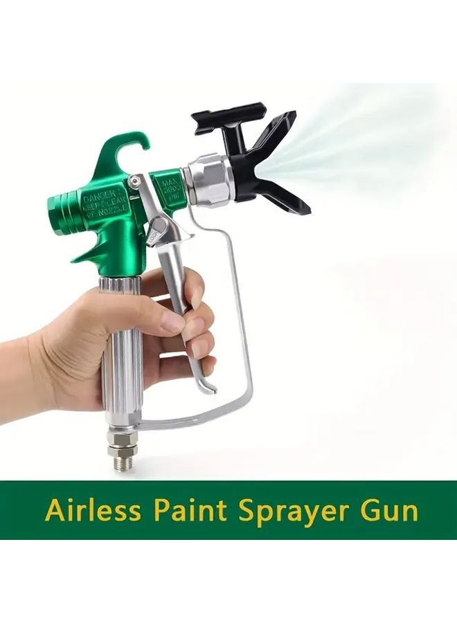 Airless Paint Sprayer Gun 3600Psi High Pressure Spray Tip 517 No Electricity Required Set A - Image 2