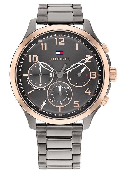 Men's Qtz Multifunction Stainless Steel and Bracelet Casual Watch-1791871 44MM