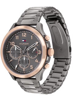 Tommy Hilfiger Plus Men's Qtz Multifunction Stainless Steel and Bracelet Casual Watch-1791871 44MM  - Image 2