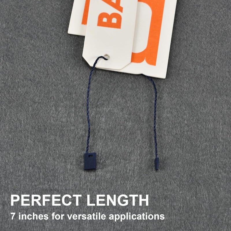 MGTECH 7 Inch 1000pcs Hang Tag Strings, Retail Price Hang Tag String Fasteners, Blue - Image 3
