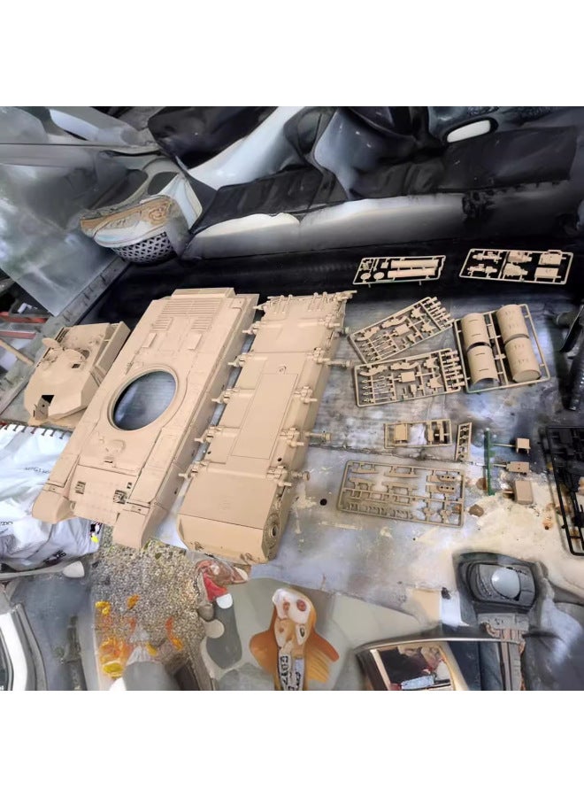 Henglong Tank Series Modification Upgrade And Other Multi-functional Items-Color:Rotate Weekly Sight Glass (only Used For Henglong M1a2 Leopard 2a6, Need To Add 18 Wires Of Electric Slide Rings First)  - Image 2