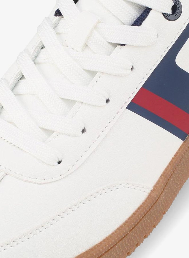 Lee Cooper Striped Lace-Up Ankle School Sneakers - Image 4