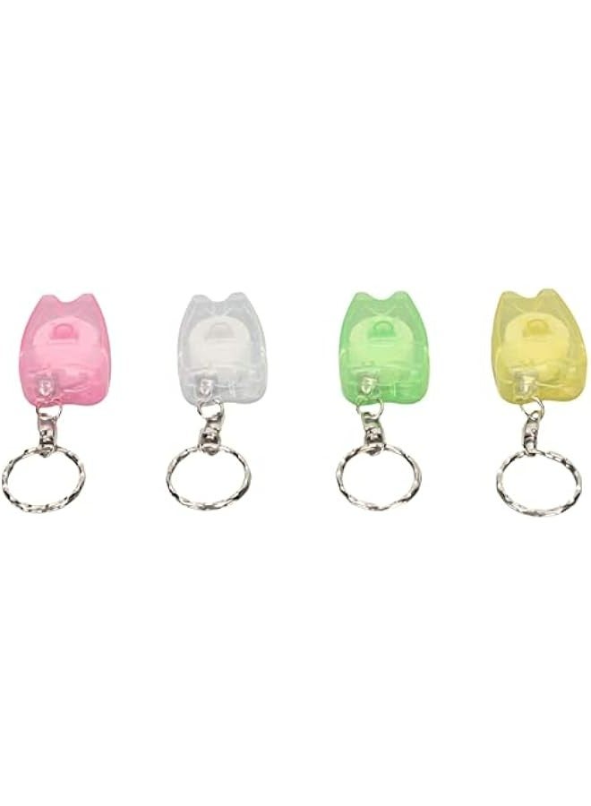سيسلي طقم عناية بالأسنان للسفر محمول مع حلقة مفاتيح وعلبة على شكل سن يحتوي على خيط أسنان وأداة تنظيف اللسان - Image 4