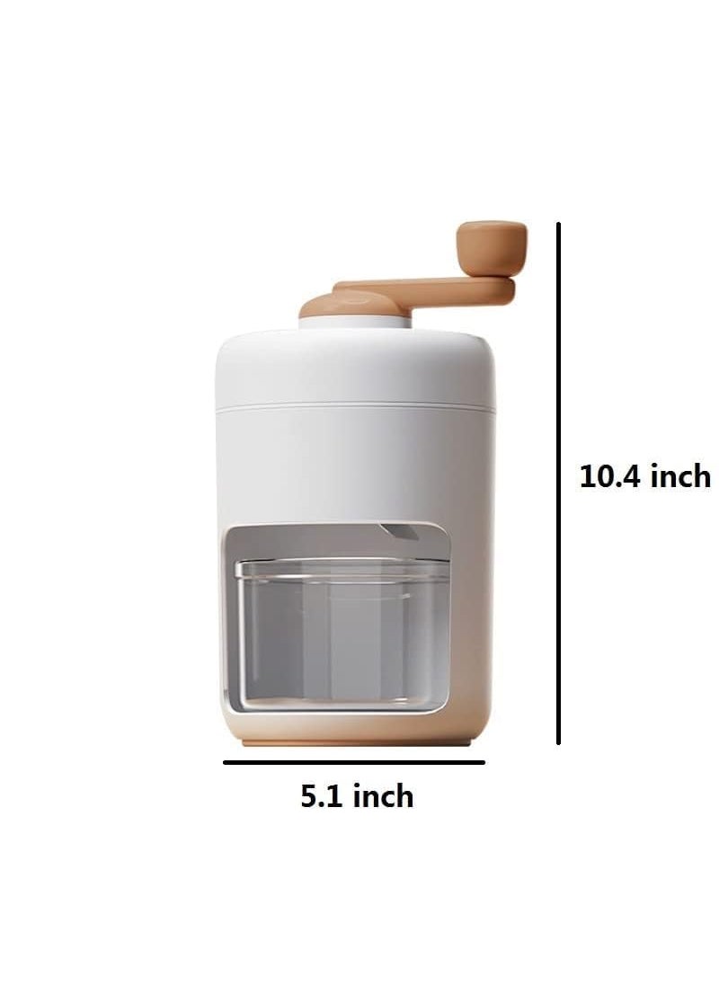 PIXELERA PIXELERA Manual Ice Shaver with Stainless Steel BladesEasyOperated Ice Gola Slush Maker Snow Cones Maker with Frozen MoldIce HandCranked Household Ice Breaker for Ice Cream Snowcone Kakigori  - Image 5