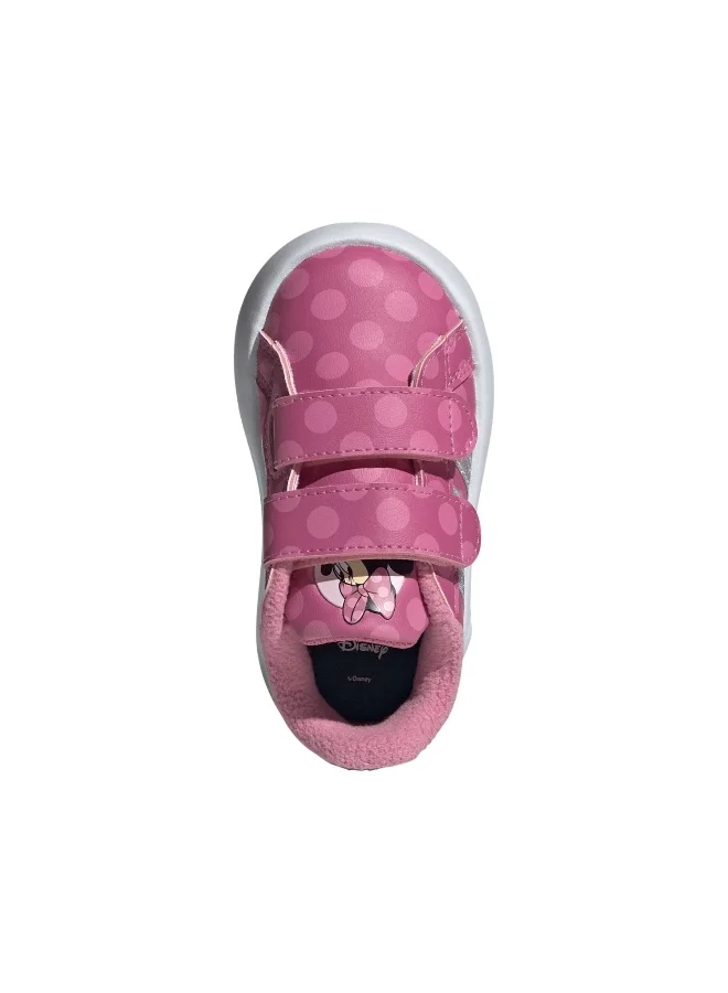 adidas حذاء رياضي وردي جراند كورت ميني سي إف