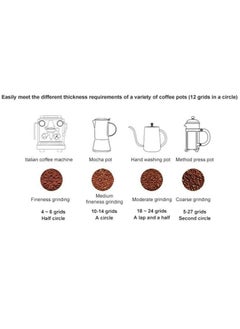 In Air High Quality Portable Manual Coffee Grinder Black  - Image 4