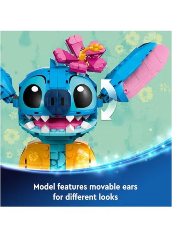 General Stitch toy building kits, Disney toys for 9-year-olds, buildable figures with ice cream cones, and fun birthday gifts for girls, boys, and enthusiasts  - Image 3