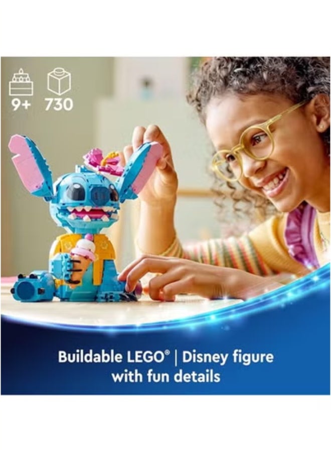 General Stitch toy building kits, Disney toys for 9-year-olds, buildable figures with ice cream cones, and fun birthday gifts for girls, boys, and enthusiasts  - Image 2