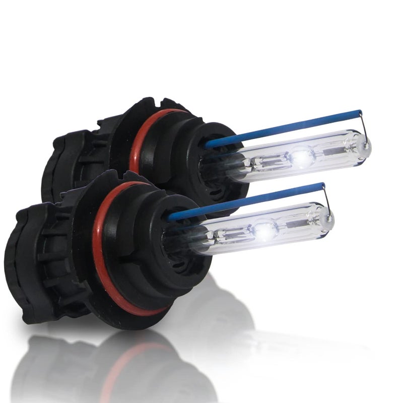 HIDWarehouse AC HID Xenon Replacement Bulbs BiXenon 9007 5000K Bright White 1 Pair
