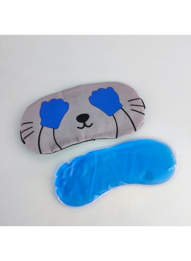 Soft Fabric Eye Mask with Free-Moving Gel Pack – Provides a Refreshing & Relaxing Eye Sensation - Image 1