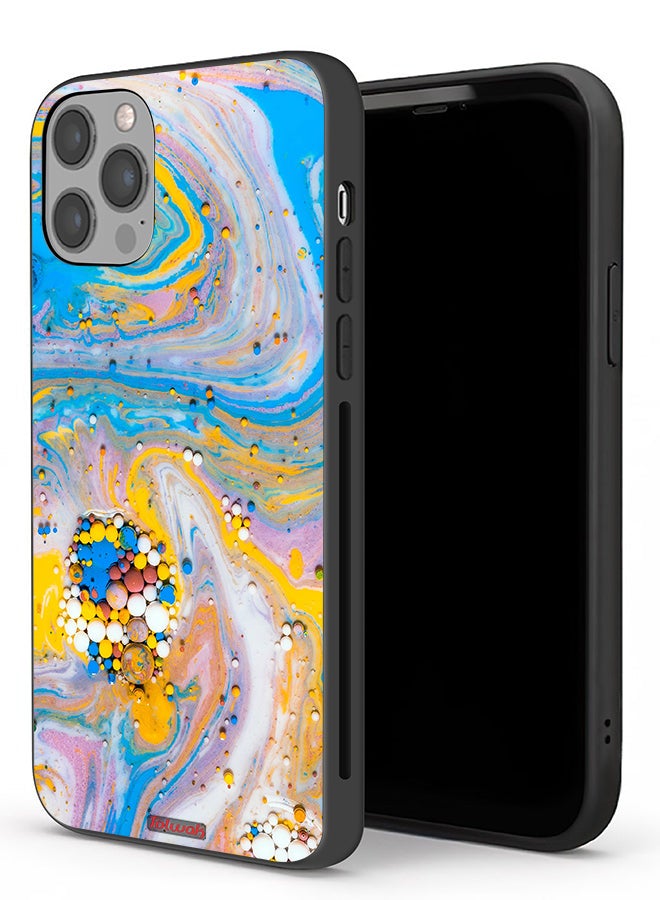 Tolwak Apple iPhone 12 Pro Max Protective Case Gems Colorful Abstraction - Image 1