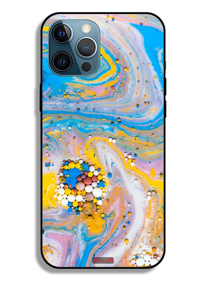 Tolwak Apple iPhone 12 Pro Max Protective Case Gems Colorful Abstraction - Image 2