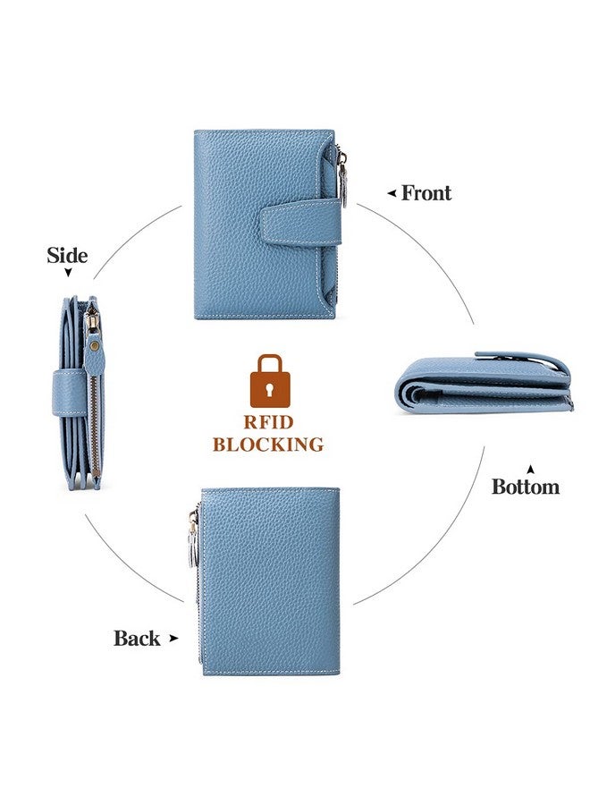 FALAN MULE Small Wallet for Women Leather Bifold Compact RFID Blocking Small Womens Wallet - Image 4