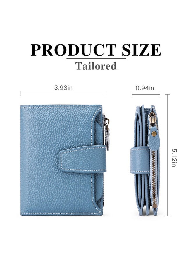 FALAN MULE Small Wallet for Women Leather Bifold Compact RFID Blocking Small Womens Wallet - Image 3