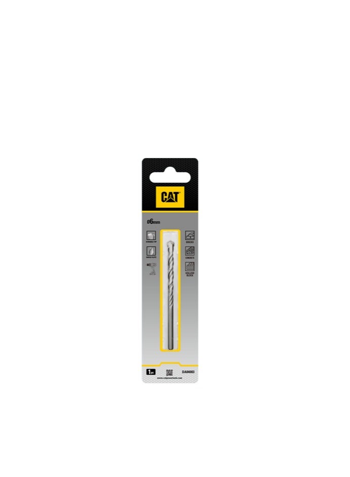 CATERPILLAR CAT DA04003 Hard Surface Masonry Drill Bits 6 x 100mm  - Image 2