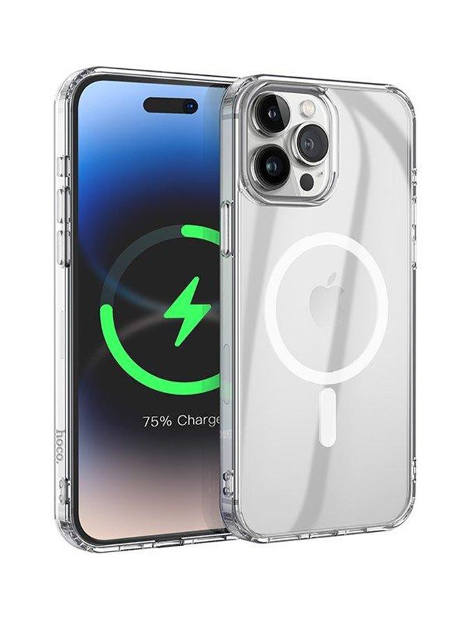Hoco Magnetic Series Airbag AntiFall Protective Shell for iPhone 15 Pro Max Clear - Image 3