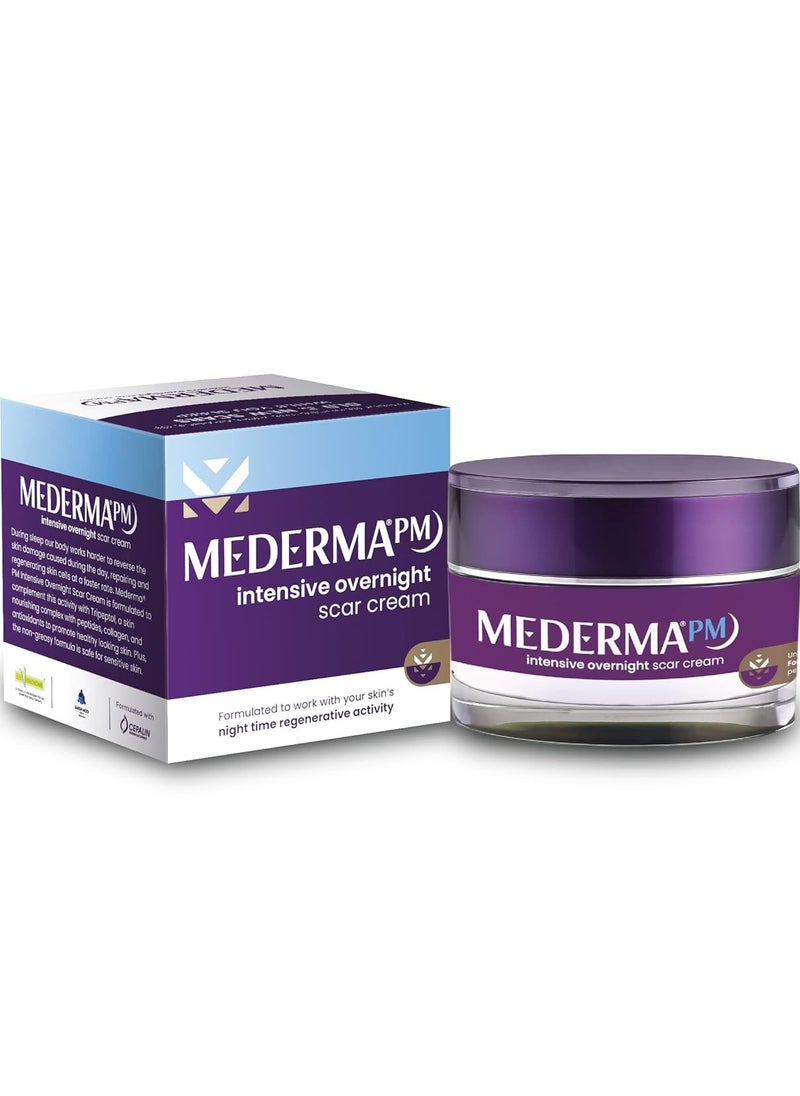 Mederma - Mederma Intensive Overnight Cream 30g Works with Skin's Nighttime Regenerative Activity Once Nightly Application Is Clinically Shown to Make Scars Smaller and  Less Visible - Image 1