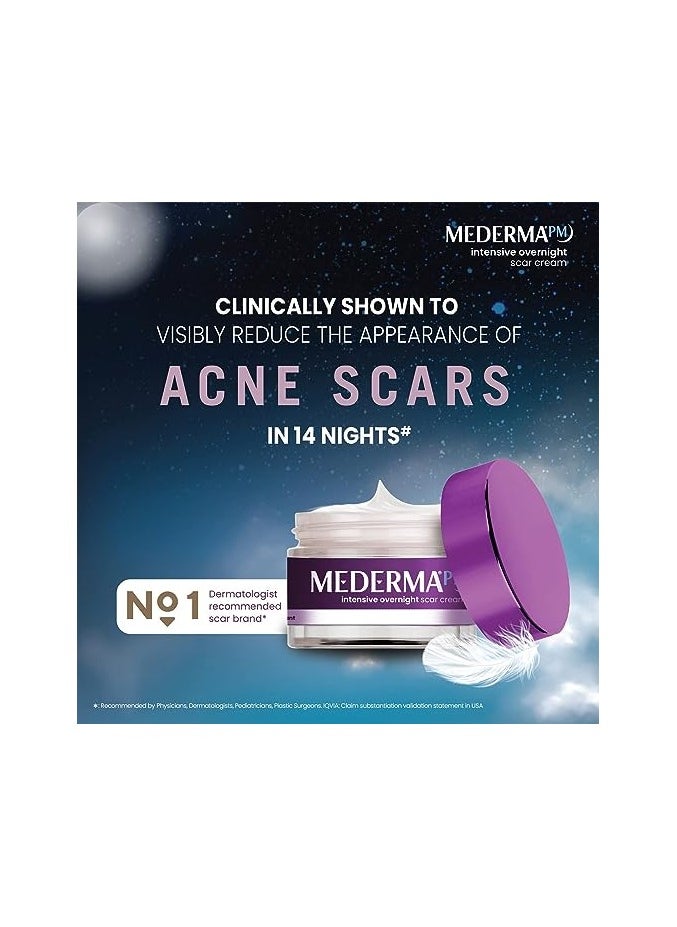 Mederma - Mederma Intensive Overnight Cream 30g Works with Skin's Nighttime Regenerative Activity Once Nightly Application Is Clinically Shown to Make Scars Smaller and  Less Visible - Image 1