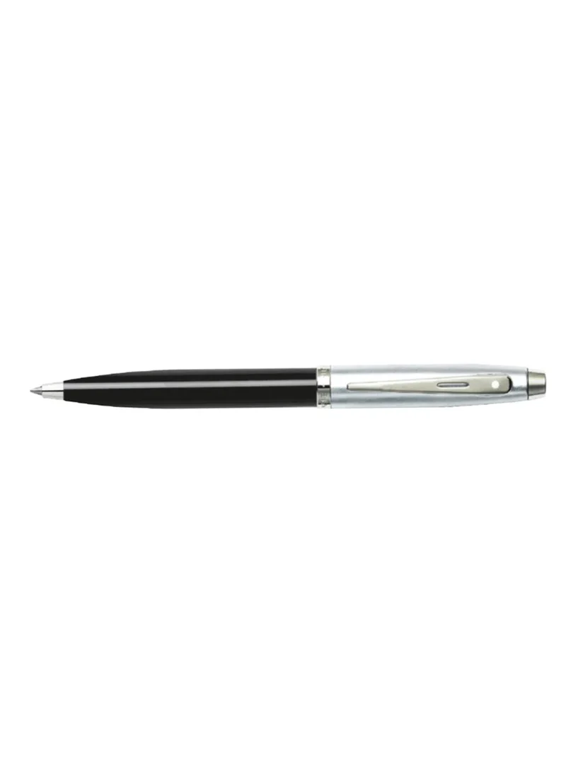 شيفر مجموعة هدايا Sheaffer® مع قلم حبر جاف S100 9313 باللون الأسود اللامع مع حواف من الكروم ودفتر ملاحظات متوسط الحجم