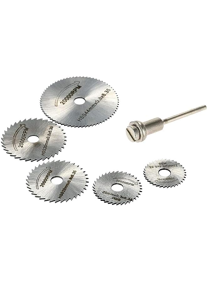 PROMASS HSS Rotary Blades Cutting Discs With Mandrel Cut-Off Circular Saw For Dremel Tool Electric Grinding Accessories - Image 1