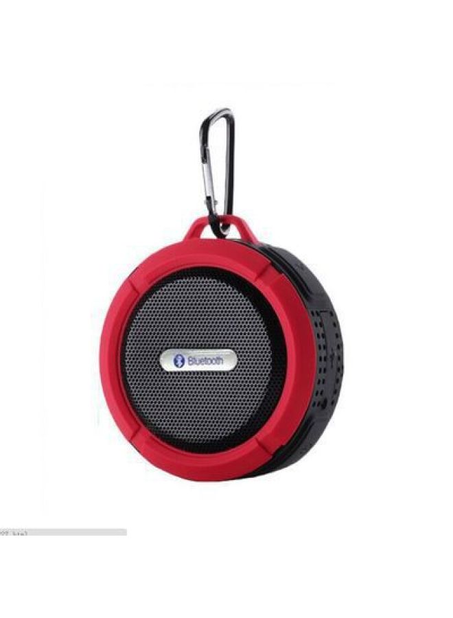 C6 Bluetooth Speaker Waterproof Suction Cup Wireless Three Anti-card Small Stereo Outdoor Portable Hands-free Hanging Buckle Call Speaker - Image 1
