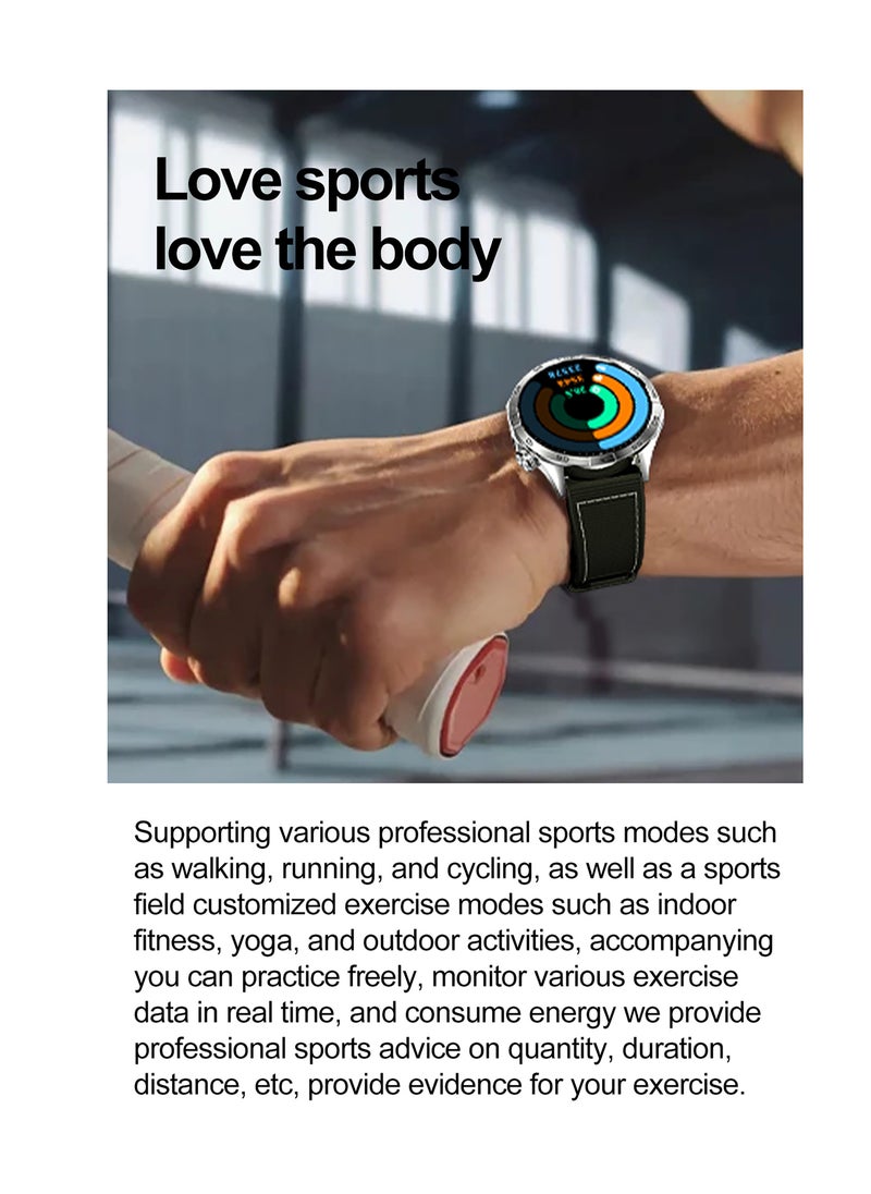 CCIT - IPMAX-GT4 Smart Watch for Men Android iPhone, Dual-Band GPS, Alexa Built-in, Bluetooth Calls, Heart Rate Blood Oxygen Monitor with Digital Display - Image 1