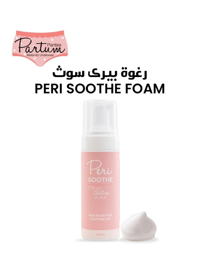 Partum Panties Peri Soothe Foam 150ml Postpartum Care Reduces Inflammation Soothing & Healing Antioxidants, Ginger, Rosemary, Witch Hazel Made in Australia For Recovery  - Image 1