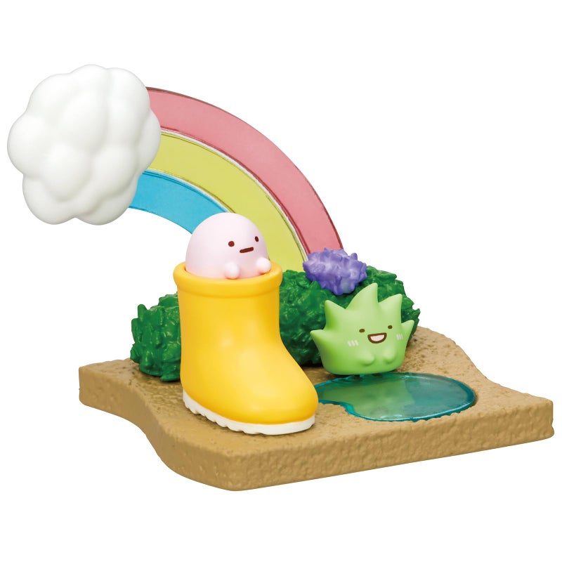 Re-Ment Sumikko gurashi Walking on a Rainy Day Blind Box - Includes 1 of 8 Collectible Mini Figurines - Fun and Versatile Decoration - Image 2