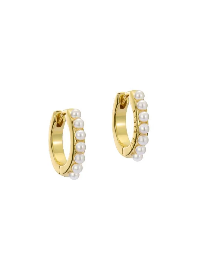 تيد بيكر PERSIA: Pearl Huggie Earrings