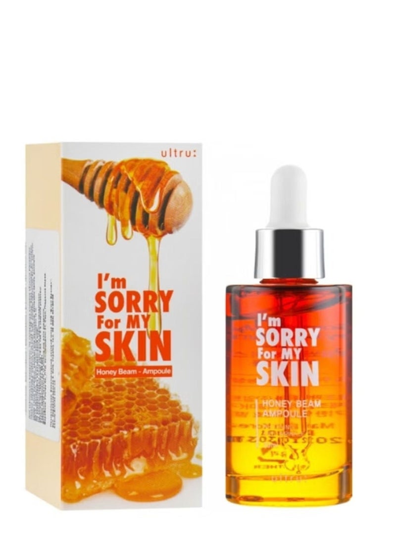I'm SORRY For MY SKIN Honey Beam Facial Ampoule Serum & Embryolisse Hydrating Cream Set – Korean Brightening & Anti-Wrinkle Duo with Propolis, Niacinamide & Moisture Lock Formula (30ml + 75ml) - Image 4