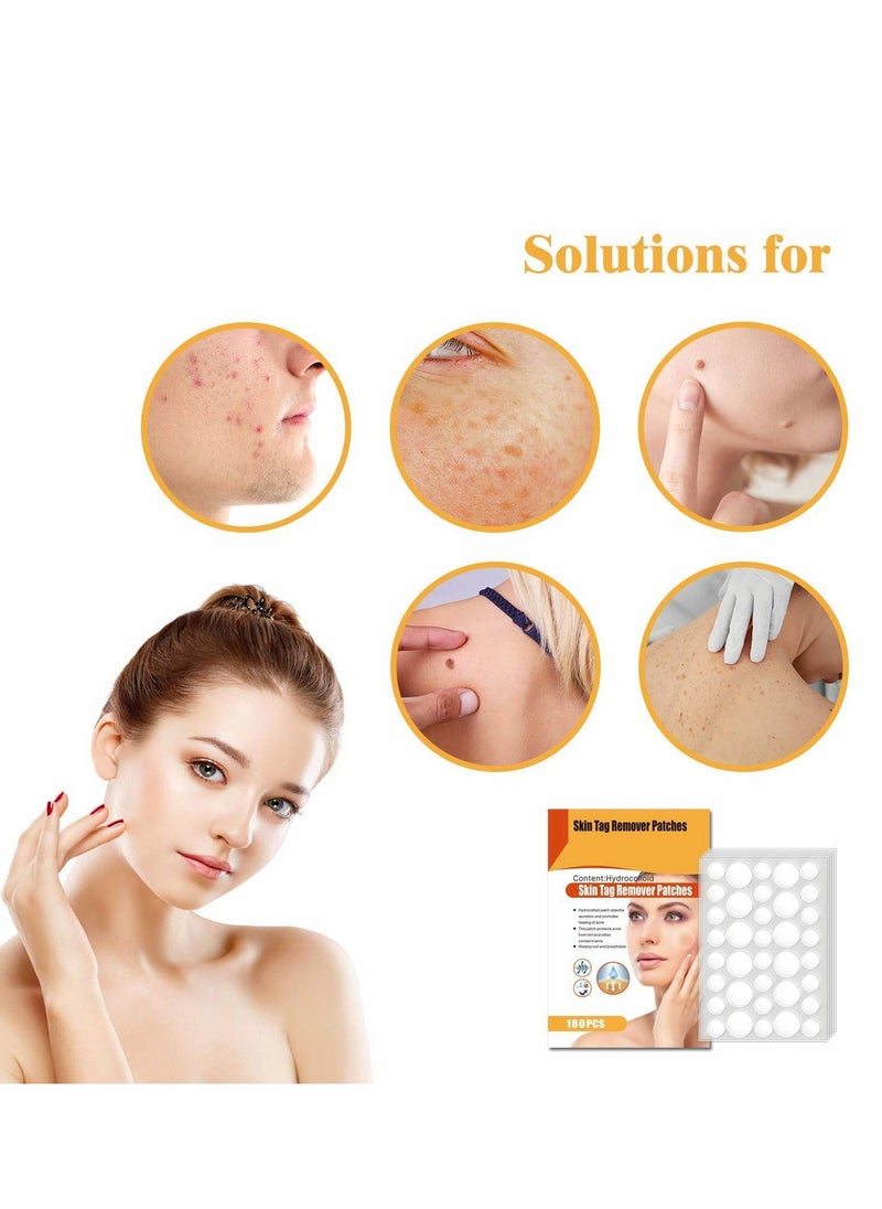 KASTWAVE Skin Tag Remover Patches,Natural and Fast-Acting Skin Remover Patches - Acne, Wart, Dark Spot and Skin Removal Patches for All Skin Types(180 PCS)  - Image 5
