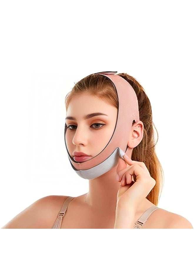 Relax Smart Women’s Face and Chin Slimming Corset – Adjustable Compression Band for Double Chin Reduction & Post-Operative Recovery Support - Image 1