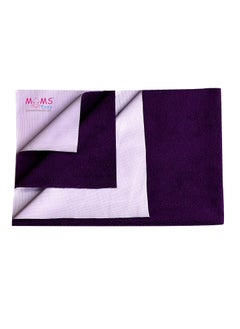MOMSEASY MOMSEASY New Born Baby Dry Waterproof Mat Baby Mattress Protector Waterproof Water Proof Urine Mat for Bed and Baby Products Plum Medium 100x70 cm  - Image 1