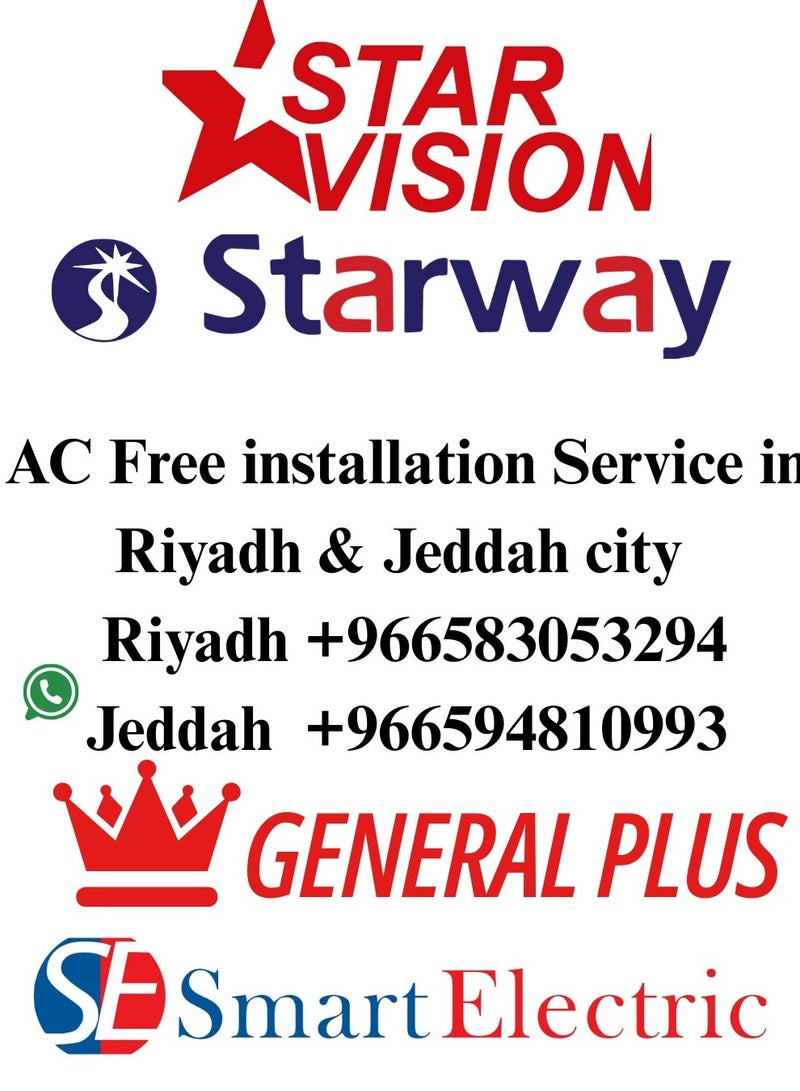 جنرال جولدن مكيف هواء سبليت بارد 12000 وحدة حرارية بريطانية، سعة 1 طن، واي فاي، تنظيف تلقائي، موفر للطاقة، بدون ضوضاء. - Image 4