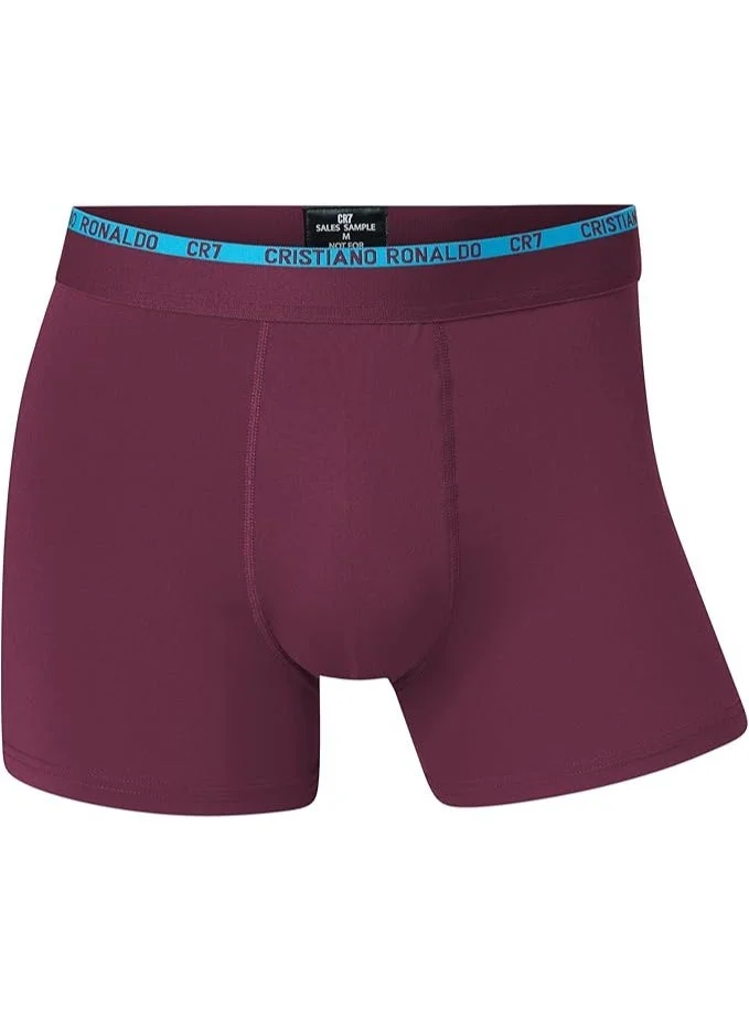 سي ار7 CR7 Men’s Trunk Underwear 3-Pack Multicolor – Cotton Stretch Trunks, Breathable Comfortable Everyday Innerwear