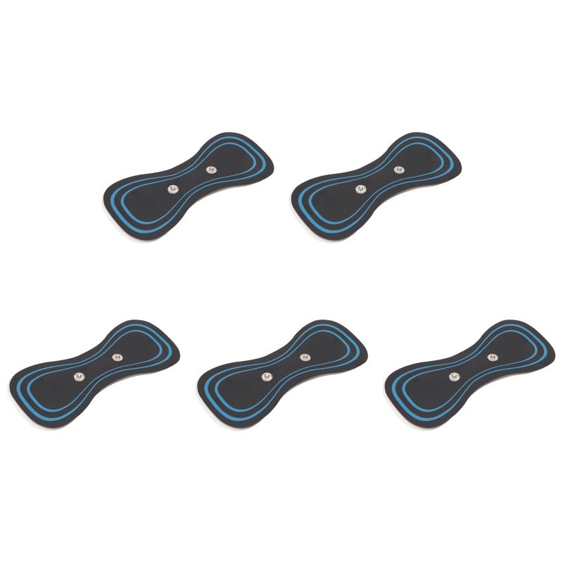 Cervical Massage Pad: 5 PU Self Adhesive Replacement Pads - Comfortable Micro Current Stimulation Neck Shoulder Massager for Home and Office Use - Image 5