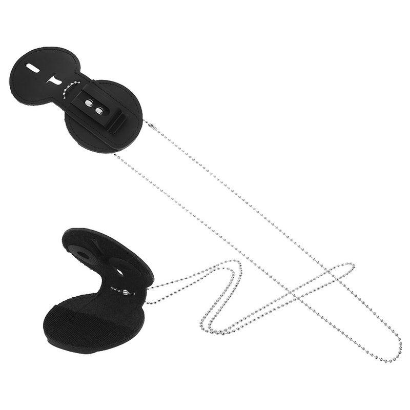 2pcs Stylish Badge Holder with Clip for ID Driver's License PU Material Secure and Convenient for Everyday Use suitable Office and Security Personnel - Image 4