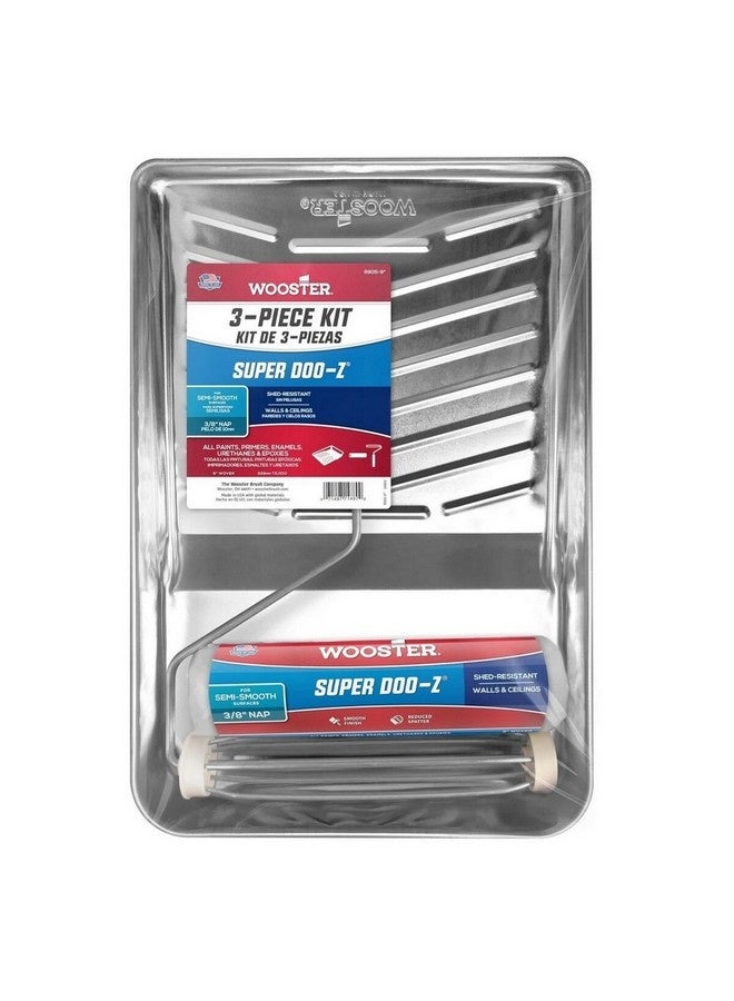 Wooster Super Doo-Z High Quality Paint Roller Kit Multicolour 9 x 3/8 Inch 00R9050090 - Image 1