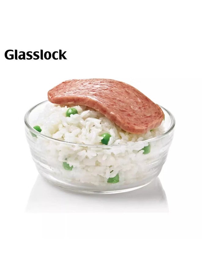 Glasslock Glass Bowls For Home Use, Noodle Bowls, Steamed Egg Bowls, Microwave-safe, Heat-resistant, Thickened Glass Soup Bowls And Salad Bowls, 650ml, Set Of 2 - Image 3
