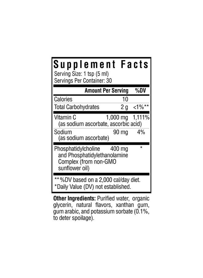Seeking Health Optimal Liposomal Vitamin C - Lemon Zest | Non-Soy Non-GMO | 1,000 mg Liposomal Vitamin C per Serving |5 oz | 30 Servings  - Image 2