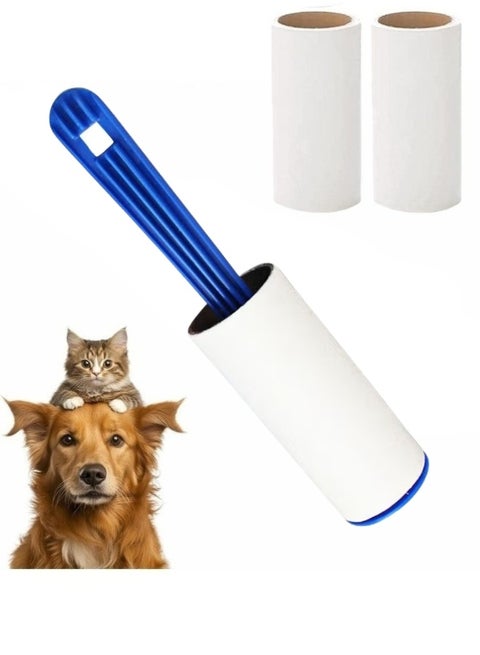 Lint Remover 3 Pack 10 Sheets Each Lint and Pet Hair Remover Brush for Clothes Hair Removal Kit Portable Sticky Paper with Angled Dust Remover Suitable for Removing Hair, Crumbs, and More