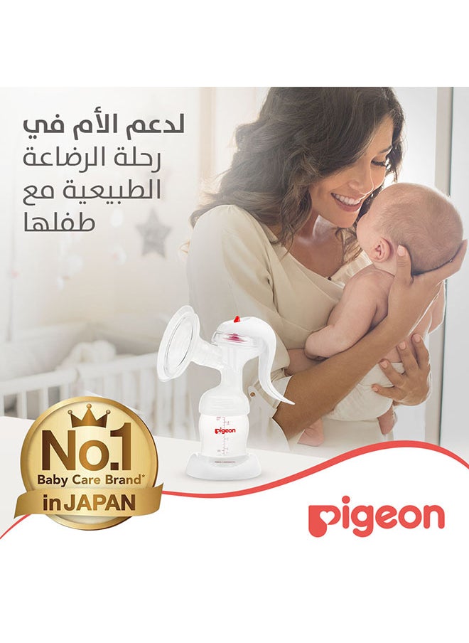 pigeon مضخة الثدي اليدوية مع الأكمام  - Image 3