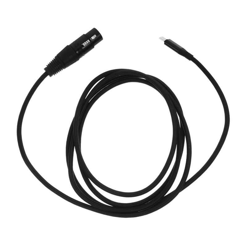 Type C to XLR Microphone Cable 6 Feet Durable Audio Connecting Cable for Smartphones - Image 2