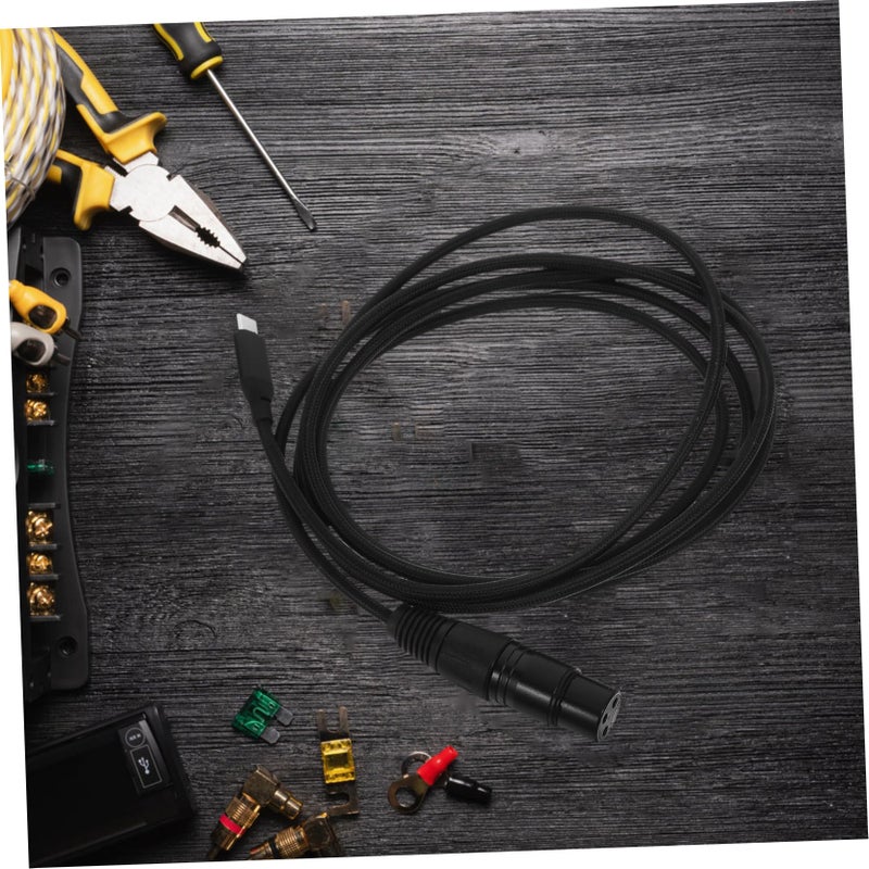 Type C to XLR Microphone Cable 6 Feet Durable Audio Connecting Cable for Smartphones - Image 5