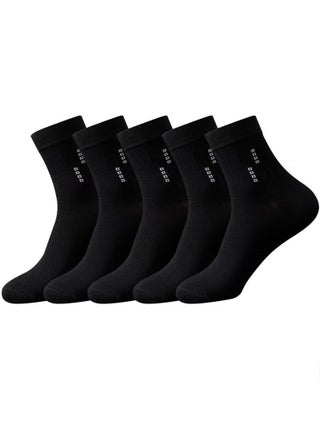 5-Pair 100% Cotton Men's Socks: Mid-Calf, Formal, Moisture-Wicking, Suitable for All Seasons in a Variety of Colors for Business Casual Wear - pzsku/ZDAE76E93CF74B58C6601Z/45/1756950969/20747bfb-ed23-4a7e-a16c-e58f3821dee9