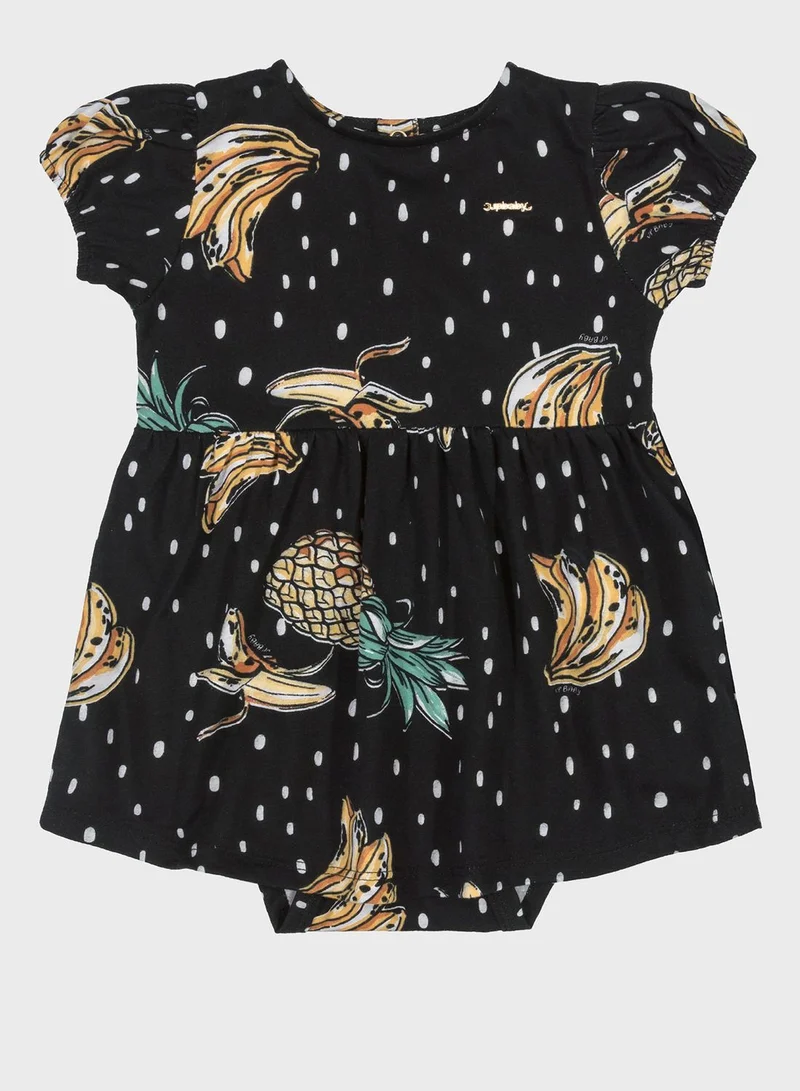 Up Baby Infant Printed Bodysuit Dress