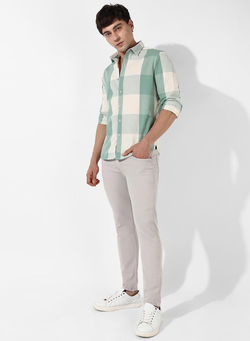 Campus Sutra Men's Cotton Buffalo Check Shirt - Image 5
